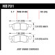 Zavorne ploščice HAWK performance Hawk Brake Pad Performance Ceramic HB701Z.723 | race-shop.si