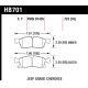 Zavorne ploščice HAWK performance Hawk Brake Pad Super Duty HB701P.723 | race-shop.si