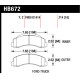 Zavorne ploščice HAWK performance Hawk Brake Pad Super Duty HB672P.714 | race-shop.si