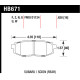 Zavorne ploščice HAWK performance Hawk Brake Pad HPS HB671F.628 | race-shop.si