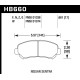 Zavorne ploščice HAWK performance Hawk Brake Pad HPS 5.0 HB660B.661 | race-shop.si