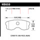 Zavorne ploščice HAWK performance Hawk Brake Pad Performance Ceramic HB659Z.570 | race-shop.si