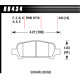 Zavorne ploščice HAWK performance Hawk Brake Pad Performance Ceramic HB434Z.543 | race-shop.si
