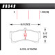 Zavorne ploščice HAWK performance Hawk Brake Pad ER-1 HB349D.980 | race-shop.si