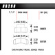 Zavorne ploščice HAWK performance HAWK Super Duty sprednje zavorne ploščice za Dodge Ram 2500/Ram 3500, Chevrolet Express 2500/C3500 in drugi, HB298P.787 | race-shop.si