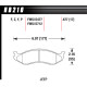 Zavorne ploščice HAWK performance Hawk Brake Pad Performance Ceramic HB210Z.677 | race-shop.si