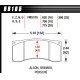 Zavorne ploščice HAWK performance Hawk Brake Pad ER-1 HB105D.980 | race-shop.si