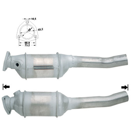 Direc fit CAT in DPF Magnaflow Magnaflow Catalytic Converter for AUDI | race-shop.si
