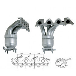 Magnaflow Catalytic Converter for AUDI SEAT SKODA VOLKSWAGEN