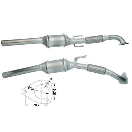 Direc fit CAT in DPF Magnaflow Magnaflow Catalytic Converter for AUDI SEAT SKODA VOLKSWAGEN | race-shop.si