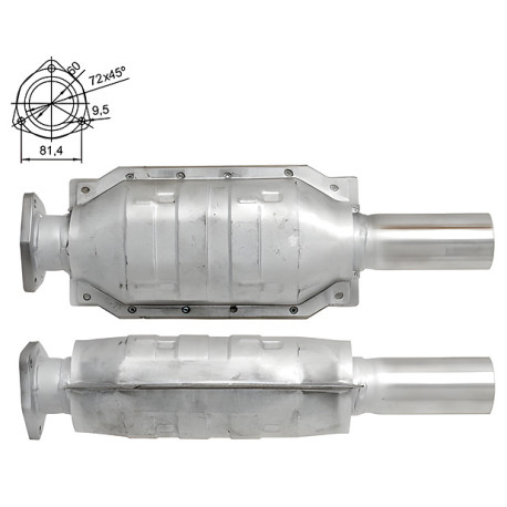 Direc fit CAT in DPF Magnaflow Magnaflow Catalytic Converter for AUDI AUDI | race-shop.si