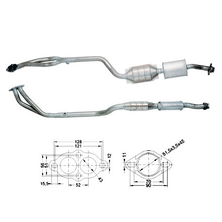 Direc fit CAT in DPF Magnaflow Magnaflow Catalytic Converter for BMW | race-shop.si