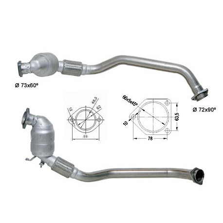 Direc fit CAT in DPF Magnaflow Magnaflow Catalytic Converter for BMW | race-shop.si