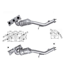 Magnaflow Catalytic Converter for BMW