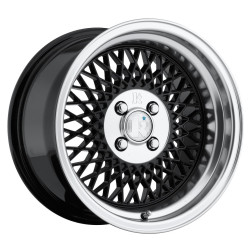 Klutch SL1 15x8,5 ET17 4x100 Gloss Black w/ Machined Lip