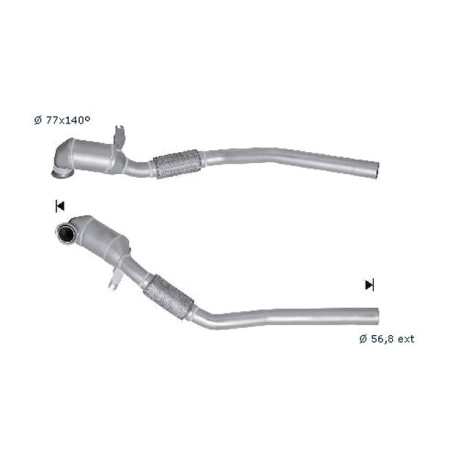 Direc fit CAT in DPF Magnaflow Magnaflow Catalytic Converter for CHRYSLER | race-shop.si