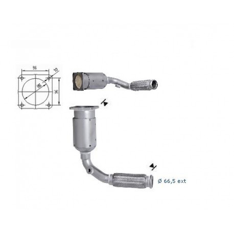 Direc fit CAT in DPF Magnaflow Magnaflow Catalytic Converter for CITROËN PEUGEOT | race-shop.si