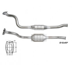 Magnaflow Catalytic Converter for CITROËN FIAT PEUGEOT