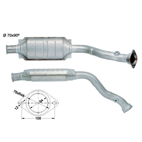 Direc fit CAT in DPF Magnaflow Magnaflow Catalytic Converter for CITROËN | race-shop.si