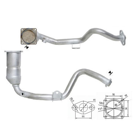 Direc fit CAT in DPF Magnaflow Magnaflow Catalytic Converter for CITROËN | race-shop.si