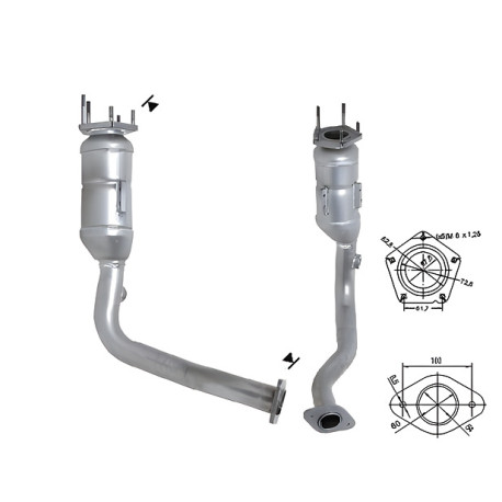 Direc fit CAT in DPF Magnaflow Magnaflow Catalytic Converter for FIAT | race-shop.si