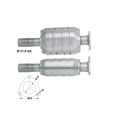 Direc fit CAT in DPF Magnaflow Magnaflow Catalytic Converter for FIAT | race-shop.si