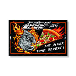 Nálepka race-shop - Eat, Sleep, Tune, Repeat