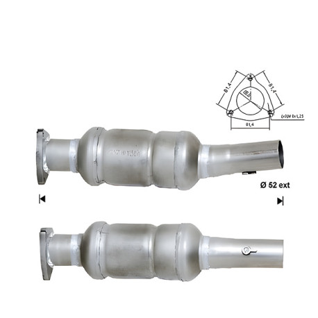 Direc fit CAT in DPF Magnaflow Magnaflow Catalytic Converter for FIAT | race-shop.si