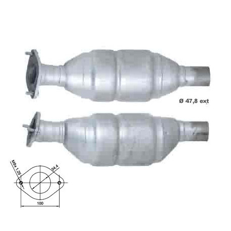 Direc fit CAT in DPF Magnaflow Magnaflow Catalytic Converter for FIAT FIAT | race-shop.si