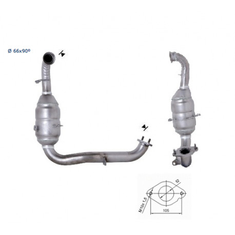 Direc fit CAT in DPF Magnaflow Magnaflow Catalytic Converter for FORD FORD | race-shop.si
