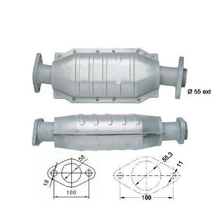 Direc fit CAT in DPF Magnaflow Magnaflow Catalytic Converter for FORD | race-shop.si