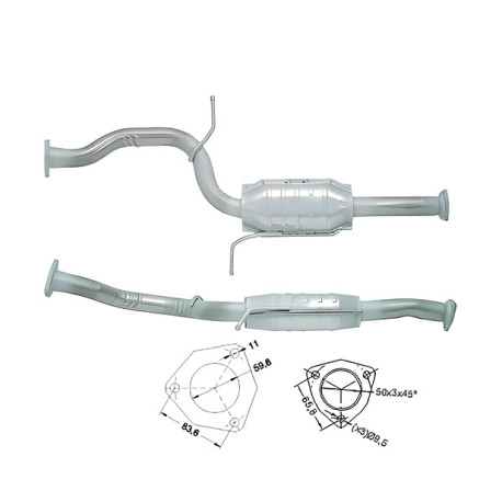 Direc fit CAT in DPF Magnaflow Magnaflow Catalytic Converter for FORD | race-shop.si