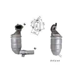 Magnaflow Catalytic Converter for FORD