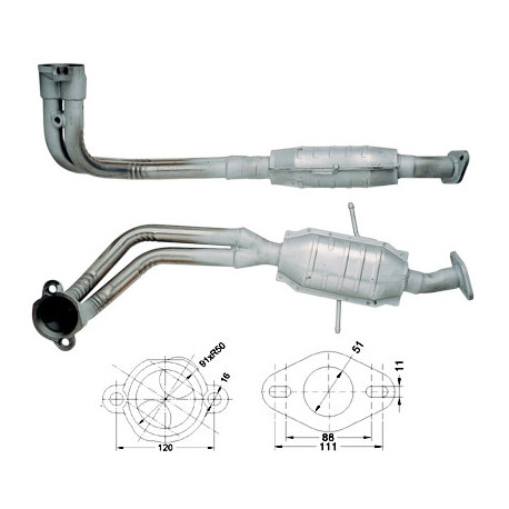 Direc fit CAT in DPF Magnaflow Magnaflow Catalytic Converter for FORD | race-shop.si