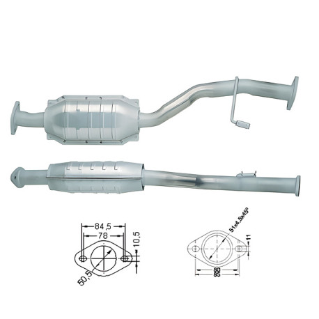 Direc fit CAT in DPF Magnaflow Magnaflow Catalytic Converter for FORD | race-shop.si