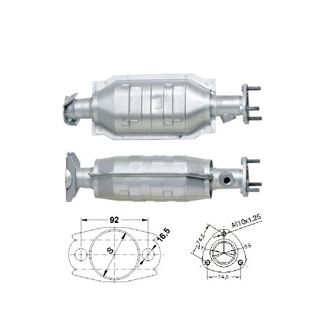 Direc fit CAT in DPF Magnaflow Magnaflow Catalytic Converter for HONDA | race-shop.si