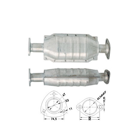 Direc fit CAT in DPF Magnaflow Magnaflow Catalytic Converter for HONDA | race-shop.si