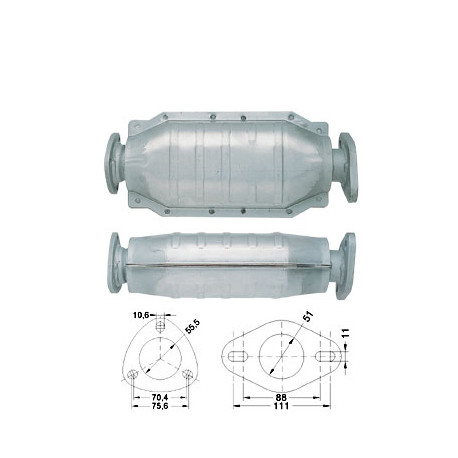 Direc fit CAT in DPF Magnaflow Magnaflow Catalytic Converter for HYUNDAI | race-shop.si