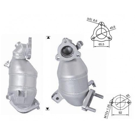 Direc fit CAT in DPF Magnaflow Magnaflow Catalytic Converter for HYUNDAI KIA | race-shop.si
