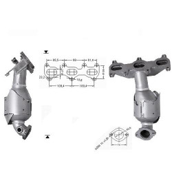Magnaflow Catalytic Converter for HYUNDAI KIA