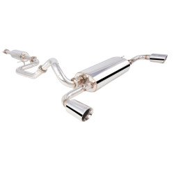 XFORCE 76 mm cat-back izpušni sistem za MAZDA 3 2008-2013 MPS (BL) MAZDASPEED