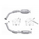 Direc fit CAT in DPF Magnaflow Magnaflow Catalytic Converter for HYUNDAI | race-shop.si