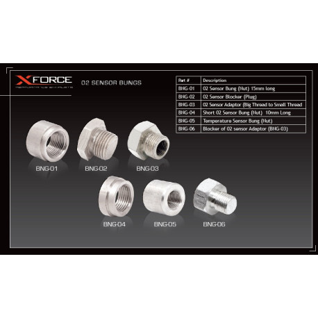 Adapterji in lambda sonde XFORCE adapter lambda sonde (z velikega na mali navoj) | race-shop.si