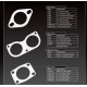 Tesnilo izpušne cevi 2.5" Flange Gasket, 2 Bolt (Wide) | race-shop.si
