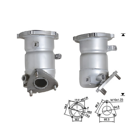 Direc fit CAT in DPF Magnaflow Magnaflow Catalytic Converter for HYUNDAI | race-shop.si