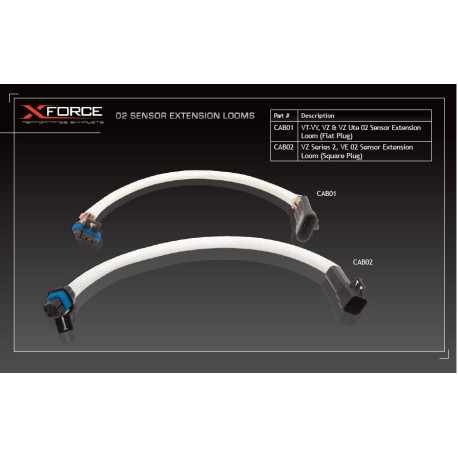 Adapterji in lambda sonde XFORCE podaljšek kabla lambda sonde (ploski konektor, GM LS1) | race-shop.si