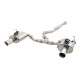Izpušni sistemi XFORCE XForce 3" Cat-Back System + Varex Mufflers for SUBARU FORESTER 2009-2012 DIESEL (SH) | race-shop.si