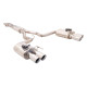 Izpušni sistemi XFORCE 3" Cat-Back Exhaust with Oval Varex Mufflers for FORD MUSTANG 2018- GT FASTBACK 5.0L | race-shop.si