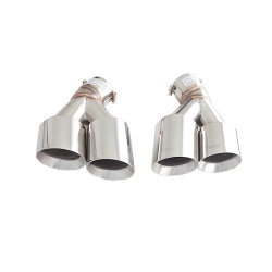 XForce Twin 4" Quad Tips for CHEVROLET CAMARO 2016- SS GEN 6