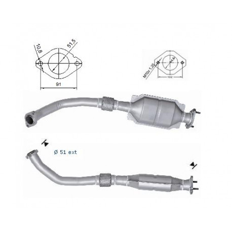 Direc fit CAT in DPF Magnaflow Magnaflow Catalytic Converter for ISUZU | race-shop.si